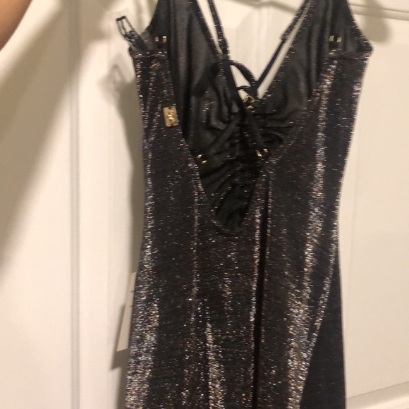 NWT For Love and Lemons Baccarat Dress in Galaxy - Picture 6 of 7